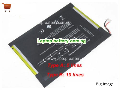 JUMPER H31120165P Battery 3500mAh, 26.6Wh 7.6V Black Li-Polymer