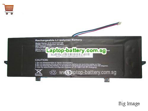 JUMPER A10 3272103 2S Battery 8000mAh, 29.6Wh 3.7V Black Li-Polymer