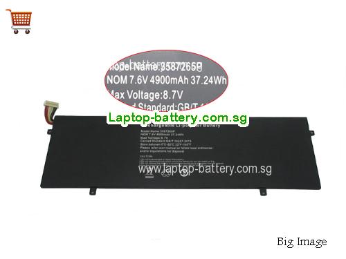 JUMPER 3587265P Battery 4900mAh, 37.24Wh 7.6V Black Li-Polymer