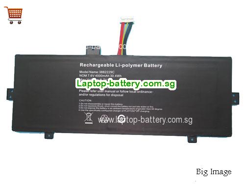 JUMPER 3882229C Battery 4000mAh, 30.4Wh  7.6V Black Li-Polymer