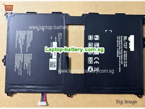 LG BL-T27 Battery 6000mAh, 23.1Wh  3.85V Black Li-Polymer