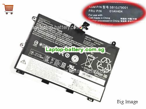 LENOVO 01AV404 Battery 40Wh, 5.34Ah 7.5V Black Li-ion