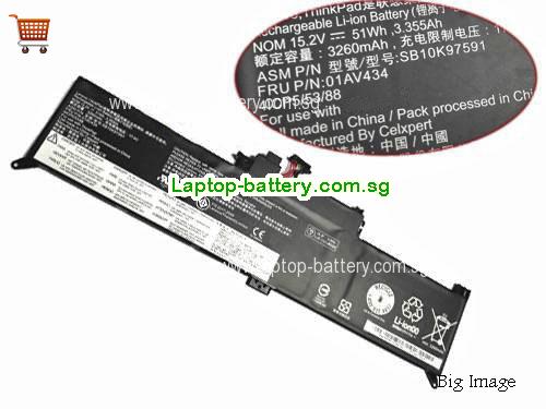 LENOVO 4ICP5/53/88 Battery 3260mAh, 51Wh , 3.36Ah 15.2V Black Li-ion