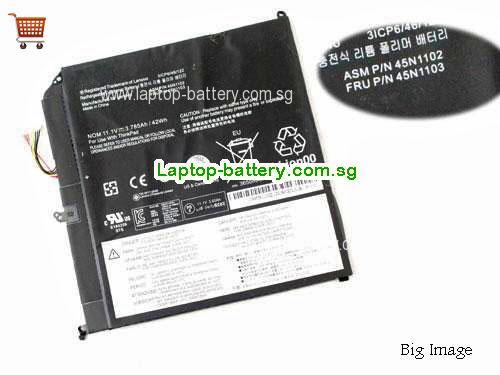 LENOVO 3ICP6/46/122 Battery 42Wh, 3.79Ah 11.1V Black Li-Polymer