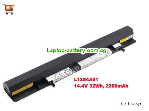 LENOVO L12M4K51 Battery 2200mAh, 32Wh  14.4V Black Li-ion