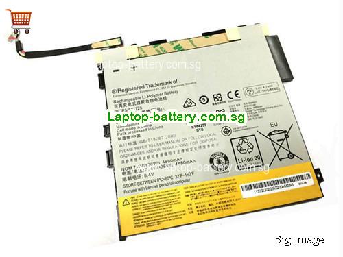 LENOVO L13M2P23 Battery 4880mAh, 36Wh  7.4V Black Li-ion