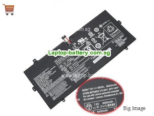 LENOVO L14L4P24 Battery 8800mAh, 66Wh 7.6V Black Li-ion