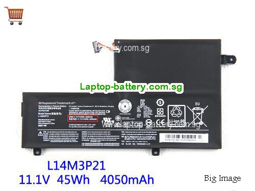 LENOVO L14L3P21 Battery 4050mAh, 45Wh  11.1V Black Li-ion