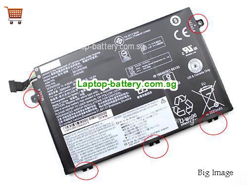 LENOVO 5B10W13897 Battery 3880mAh, 45Wh , 4.05Ah 11.1V Black Li-Polymer