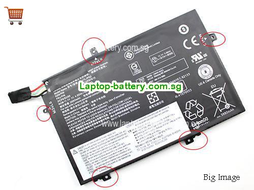 SG Genuine Lenovo L17L3P52 Battery SB10K97610 01AV463 Rechargeable 45Wh 11.1v 