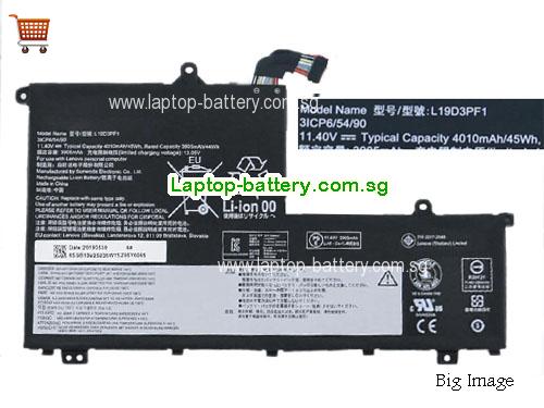 LENOVO L19M3PF2 Battery 4010mAh, 45Wh  11.4V Black Li-Polymer