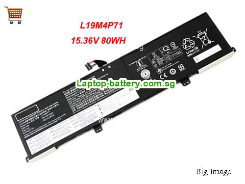 LENOVO L19M4P71 Battery 5235mAh, 80Wh  15.36V Black Li-Polymer