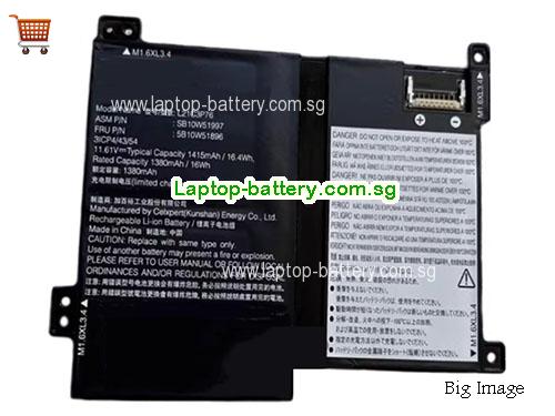 LENOVO L21M3P74 Battery 1415mAh, 16.4Wh  11.61V Black Li-Polymer