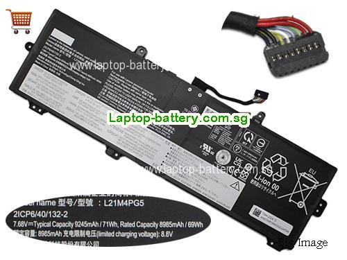 LENOVO L21C4PG5 Battery 9245mAh, 71Wh  7.68V Black Li-Polymer