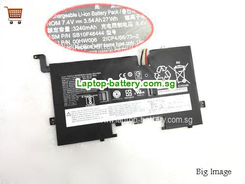 LENOVO 2ICP4/66/73-2 Battery 3540mAh, 27Wh  7.4V Black Li-Polymer