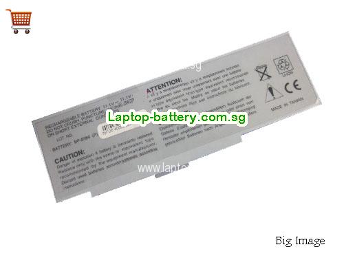 MEDION MIM2050 Series Battery 5200mAh 11.1V White Li-ion