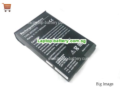 MITAC Minote 8375 Battery 6600mAh 11.1V Black Li-ion