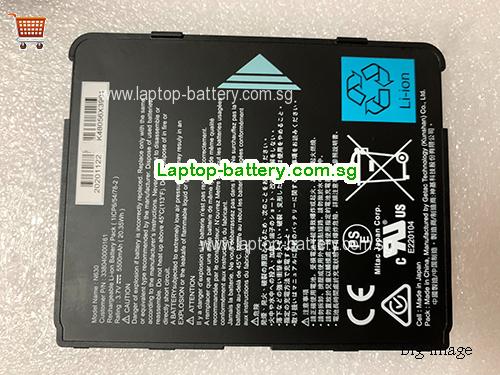 MITAC 338040000161 Battery 5500mAh, 20.35Wh  3.7V Black Li-ion