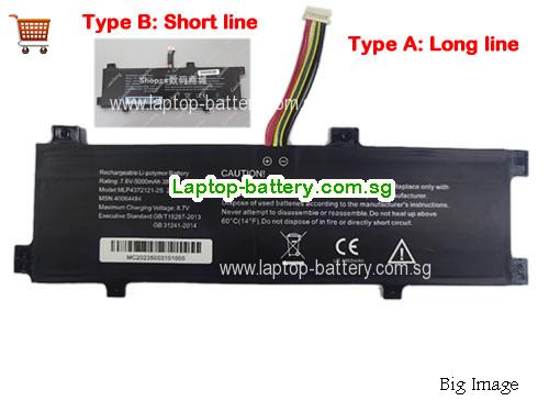 MEDION 2ICP5/71/120 Battery 5000mAh, 38Wh  7.6V Black Li-Polymer