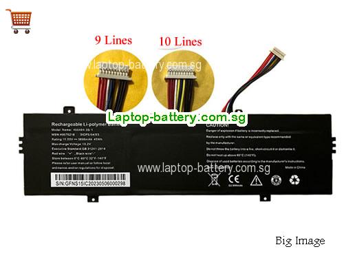 MEDION 456484-3S-1 Battery 3896mAh, 45Wh  11.55V Black Li-Polymer