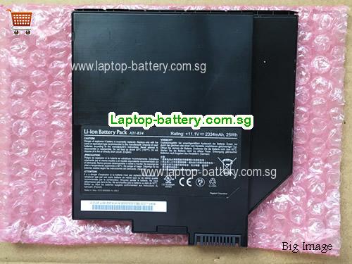 MEDION A31-B34 Battery 2334mAh, 25Wh  11.1V Black Li-Polymer