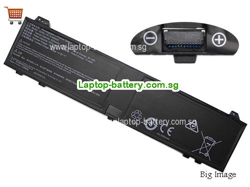 MECHREVO GXIDL13174S5050 Battery 5200mAh, 80.1Wh  15.4V Black Li-Polymer
