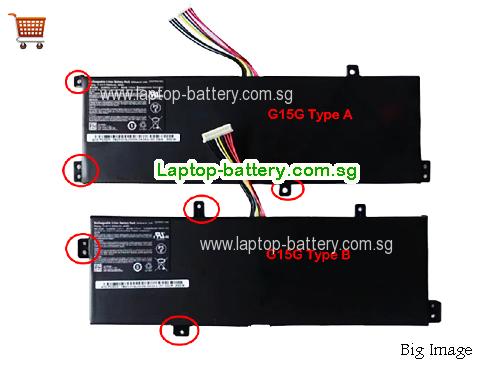 MACHENIKE G15G Battery 5300mAh, 60Wh 11.4V Black Li-Polymer