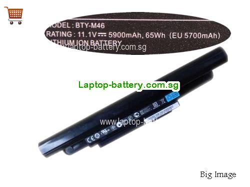MSI 925T2015F Battery 5900mAh, 65Wh  11.1V Black Li-ion