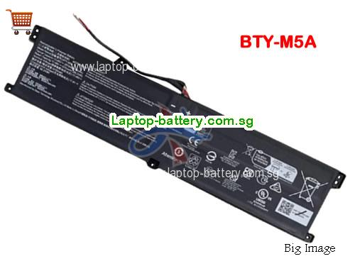 MSI BTY-M5A Battery 4200mAh, 65Wh  15.48V Black Li-ion