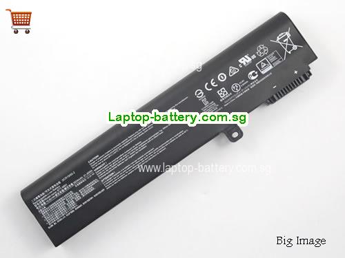 MSI MS-16J6 Battery 3834mAh, 41.43Wh  10.8V Black Li-ion