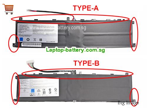 MSI BTYM6L Battery 5380mAh, 80.25Wh  15.2V Black Li-Polymer