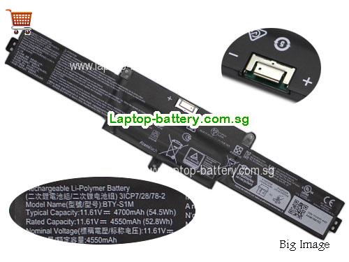 MSI BTY-S1M Battery 4700mAh, 54.5Wh  11.61V Black Li-Polymer