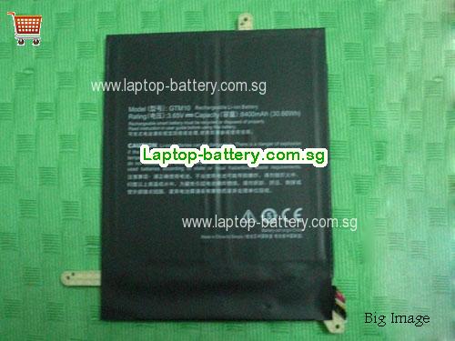 MSI GTM1O Battery 8400mAh 3.65V Black Li-Polymer