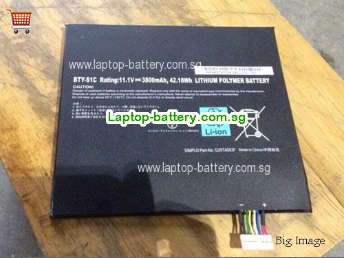 MSI BTYS1C Battery 3800mAh, 42.18Wh  11.1V Black Li-Polymer