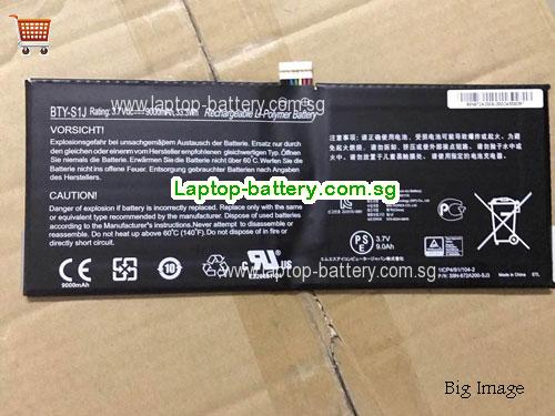 MSI BTYS1J Battery 9000mAh, 33.3Wh  3.7V Black Li-Polymer