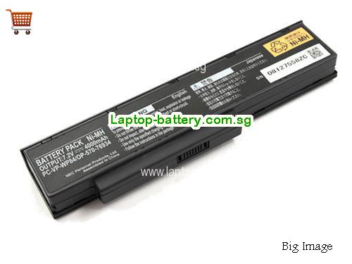 NEC PC-VP-WP84 Battery 4000mAh, 28.8Wh  7.2V Black Ni-MH