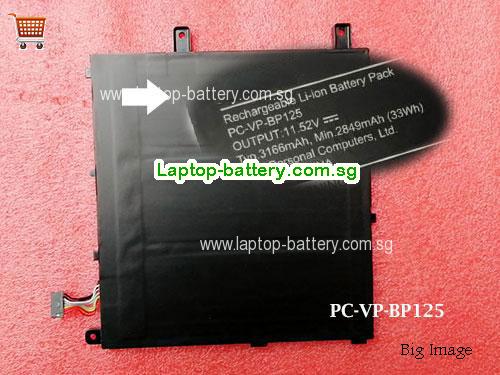 NEC 3ICP4/43/110 Battery 3166mAh, 33Wh  11.52V Black Li-ion