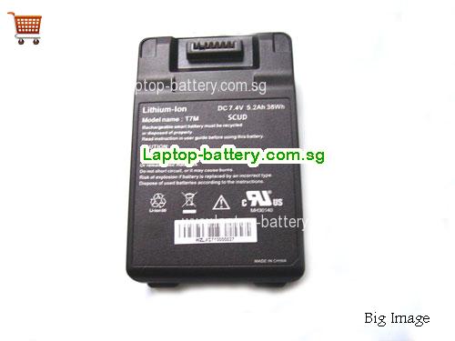 TWINHEAD Durabook T7M Battery 5200mAh, 38Wh , 5.2Ah 7.4V Black Li-ion