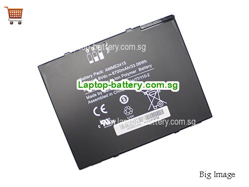 OTHER AMME2415 Battery 8700mAh, 33.06Wh 3.8V Black Li-Polymer