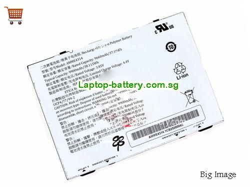 OTHER AMME4314 Battery 9660mAh, 37.19Wh  3.85V White Li-Polymer