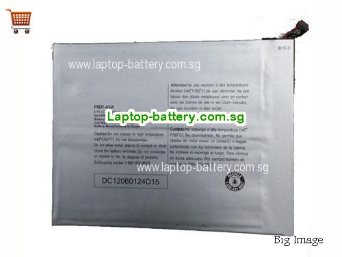 OTHER PBR-43A Battery 6500mAh, 24.05Wh  3.7V Sliver Li-Polymer