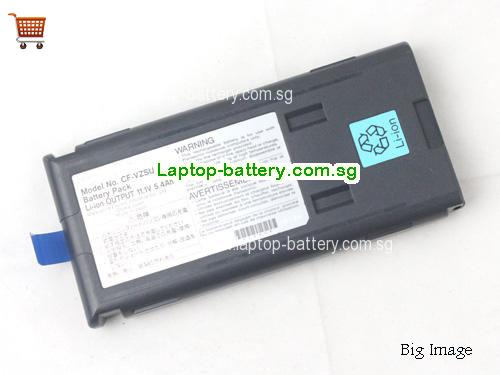 PANASONIC CFVZSU18BU Battery 5400mAh, 5.4Ah 11.1V Metallic Blue Li-ion
