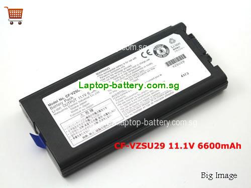 PANASONIC CFVZSU29AU Battery 6600mAh 11.1V Black Li-ion