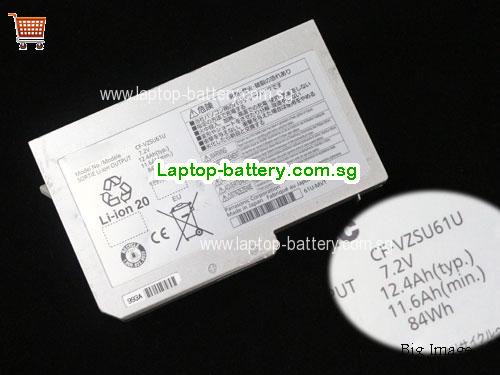 PANASONIC CF-VZSU59U Battery 12400mAh, 84Wh , 11.6Ah 7.2V Sliver Li-ion