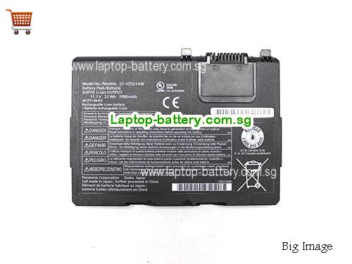 PANASONIC CF-VZSU1AR Battery 1990mAh, 22Wh  11.1V Black Li-Polymer