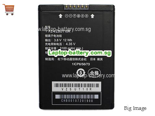 PANASONIC FZ-VZSUT10R Battery 3200mAh, 12Wh  3.8V Black Li-ion