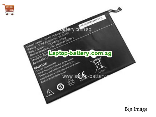 SG Rechargeable RtdPart TR10-1S8100-S4L8 Battery 1ICP4/52/110-3 for Tr10 Tablet 8400mah 