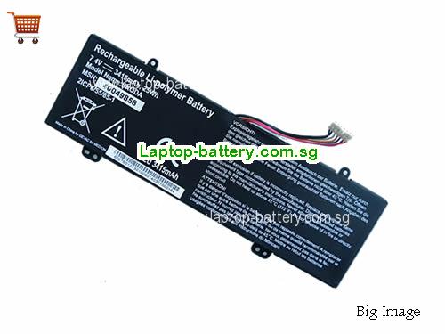 SKODA BP-SKODA 3415/21 CA Battery 3415mAh, 25Wh  7.4V Black Li-Polymer