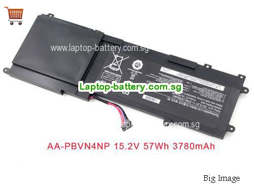 SAMSUNG NP680Z5E-X02US Battery 3780mAh, 57Wh 15.2V Black Li-Polymer