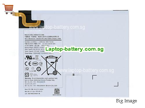 SAMSUNG Galaxy Tab A T515 Battery 6150mAh, 23.68Wh  3.85V White Li-Polymer